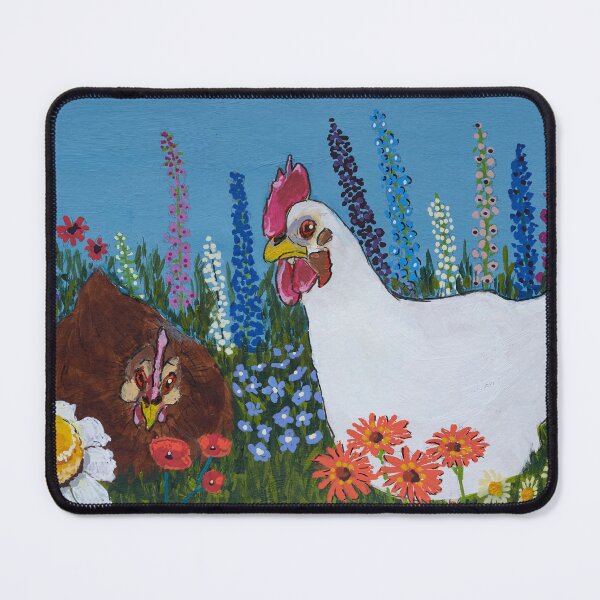 Item preview, Hens and flowers designed and sold by Jes Roger Petersen.