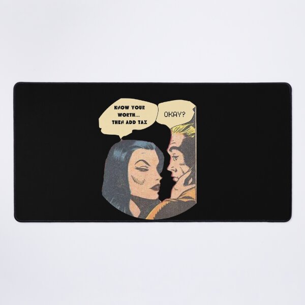 Item preview, KNOW YOUR WORTH, THEN ADD TAX- SAGFABULOUS designed and sold by SagFabulous.