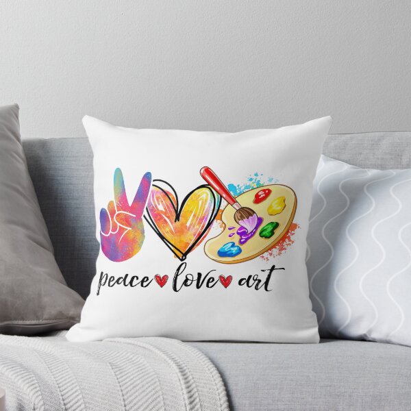 Item preview, Funny Artist - Peace Love Art designed and sold by SunsetGloww.