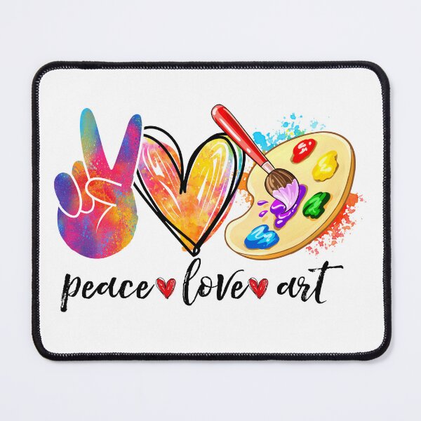 Item preview, Funny Artist - Peace Love Art designed and sold by SunsetGloww.