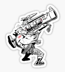Badass Bazooka Sticker