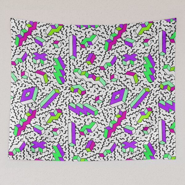 Item preview, Memphis Style Geometric designed and sold by TotallyRetroArt.