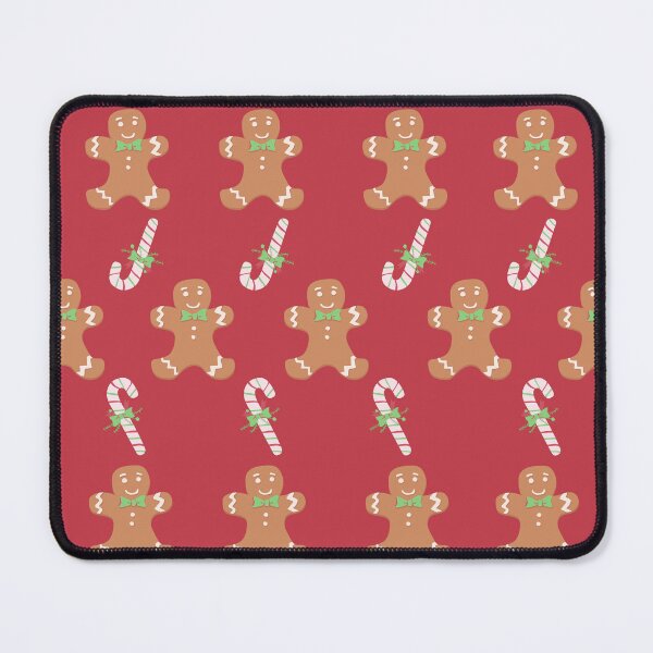 Item preview, Gingerbread Man & Candy Canes (red) designed and sold by TravelShots.
