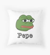 Pepe Frog: Throw Pillows | Redbubble