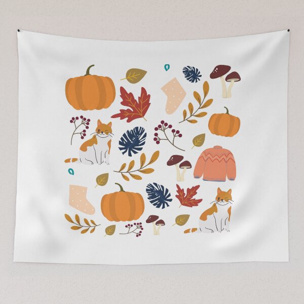 Item preview, Welcome Autumn collection pattern for Halloween designed and sold by Medmac's Designs.