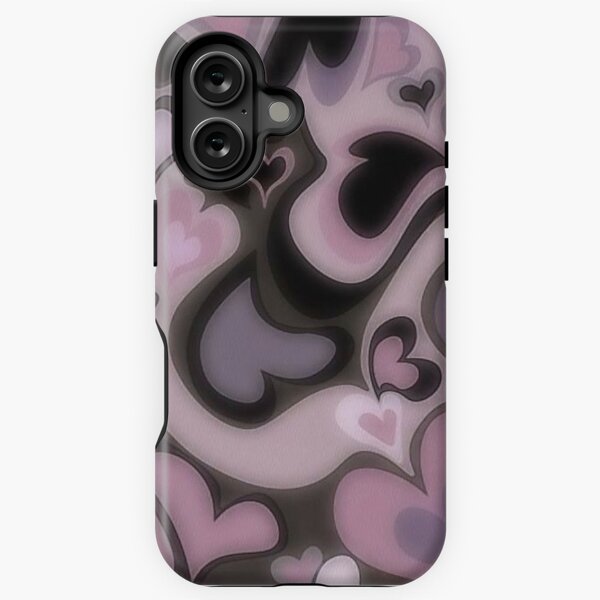 Item preview, Grunge Pink+Black Heart  designed and sold by Eliana's Designs.