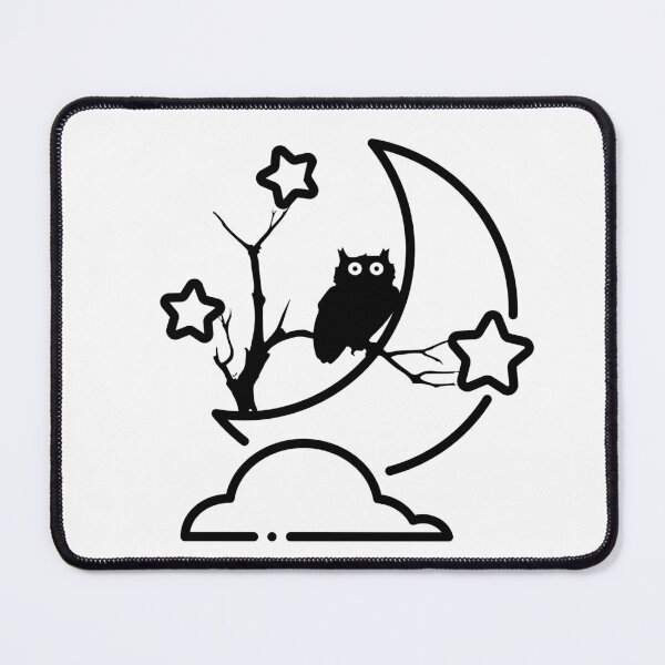 Item preview, Owl on a Branch Illustration designed and sold by Pikasso 1.