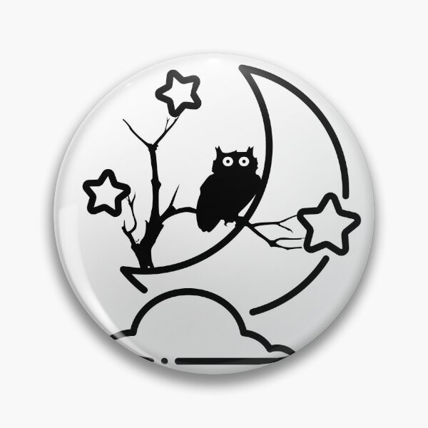 Item preview, Owl on a Branch Illustration designed and sold by Pikasso 1.