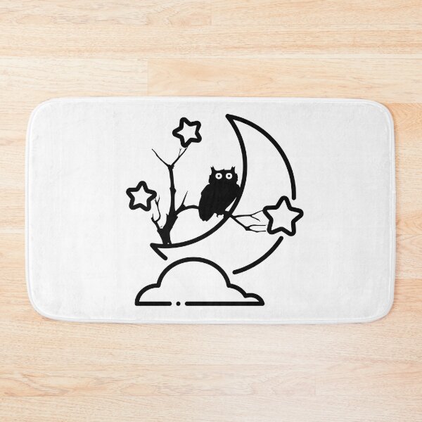 Item preview, Owl on a Branch Illustration designed and sold by Pikasso 1.