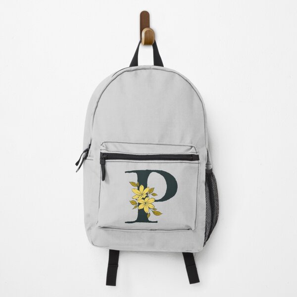 Item preview, Yellow floral P monogram designed and sold by Coffee Lifestyle.