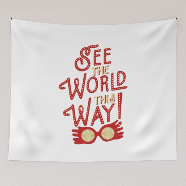 Item preview, See the World this Way designed and sold by HarryMagicPlace.