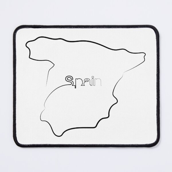 Item preview, Spain Map | One Line Art | One Line Artist | Minimal Art | Map Of Spain designed and sold by One-Line-Artist.