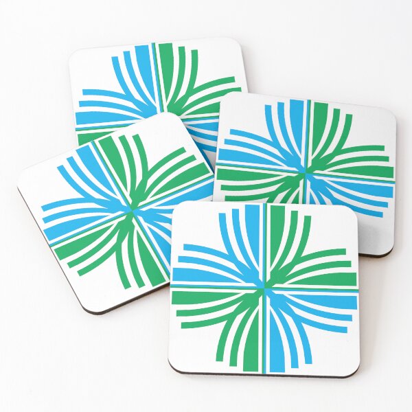 Item preview, Flower Shaped Plus Sign Bold Pattern Radiating From the Center designed and sold by Wiggly Lines.