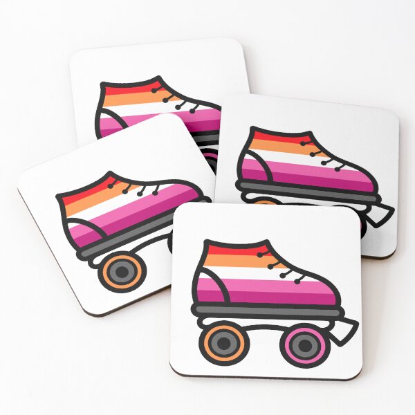 Item preview, Roller Derby Lesbian Flag Skate designed and sold by Widdershins  Art.
