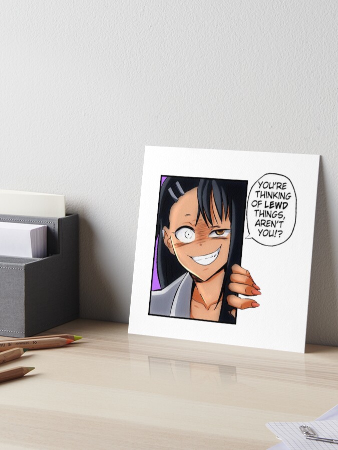 Nagatoro Fangs Art Board Print for Sale by Hellfire98