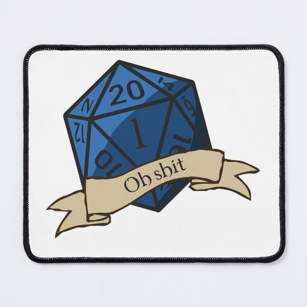 Item preview, Dungeons and Dragons - D20 Nat 0 - RPG Table Top Gaming Funny designed and sold by NickiCollings.