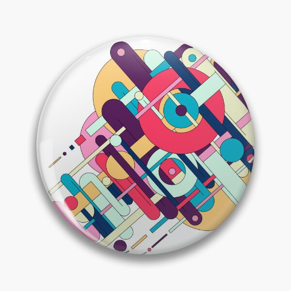 Item preview, Abstract geometric colorful vector pattern designed and sold by Familyshmot.
