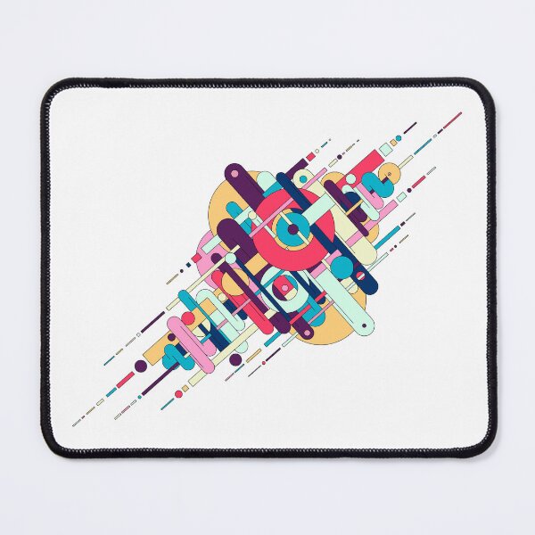 Item preview, Abstract geometric colorful vector pattern designed and sold by Familyshmot.