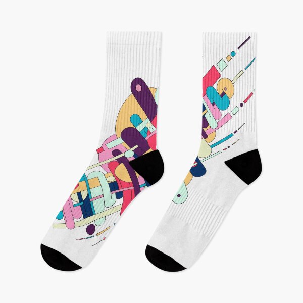 Item preview, Abstract geometric colorful vector pattern designed and sold by Familyshmot.