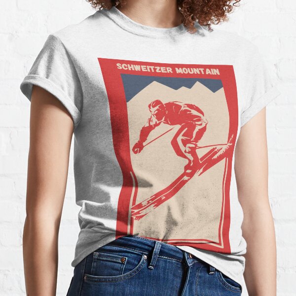 Vintage Ski T-Shirts for Sale | Redbubble