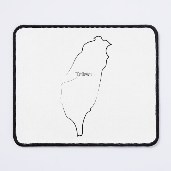 Item preview, Taiwan Map | One Line Art | One Line Artist | Minimal Art | Map Of Taiwan designed and sold by One-Line-Artist.