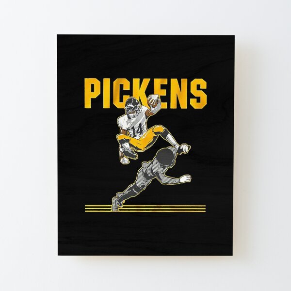 George Pickens PIttsburgh Steelers 2/5 ACEO Fine Art Print Card By:Q Pose 1