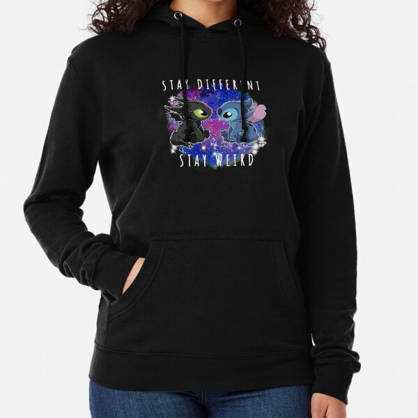 stitch riding toothless hoodie