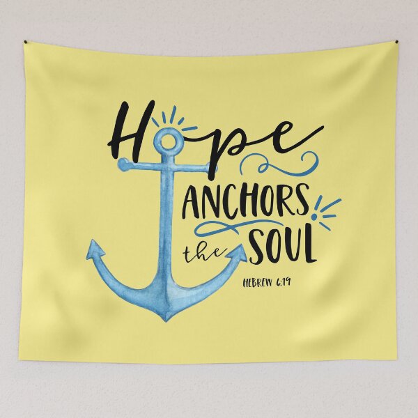 Item preview, Hope Anchors The Soul - Hebrews 6:19 designed and sold by JacquelineLim.