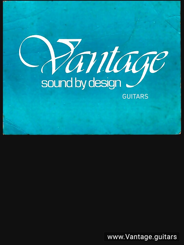 Thumbnail 7 of 7, Classic T-Shirt, Vantage guitars Sound By Design logo (sbd2022-08) designed and sold by Regal-Music.