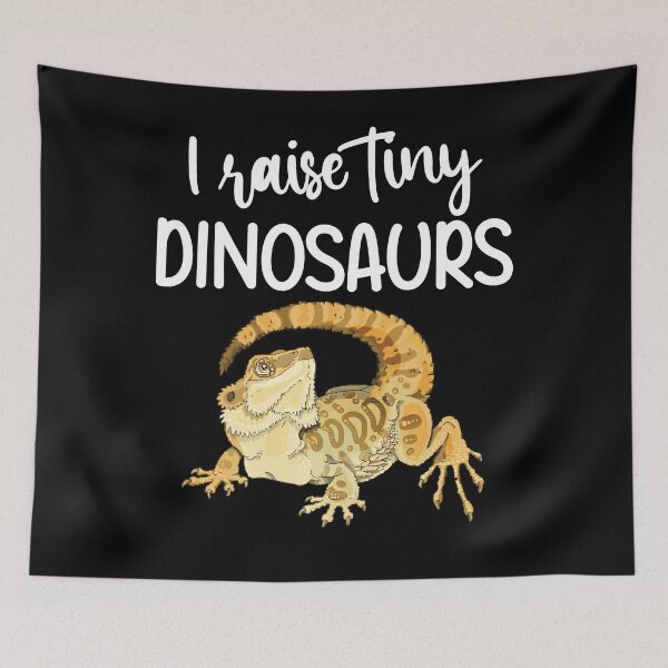 Item preview, Funny Bearded Dragon - I Raise Tiny Dinosaurs designed and sold by SunsetGloww.