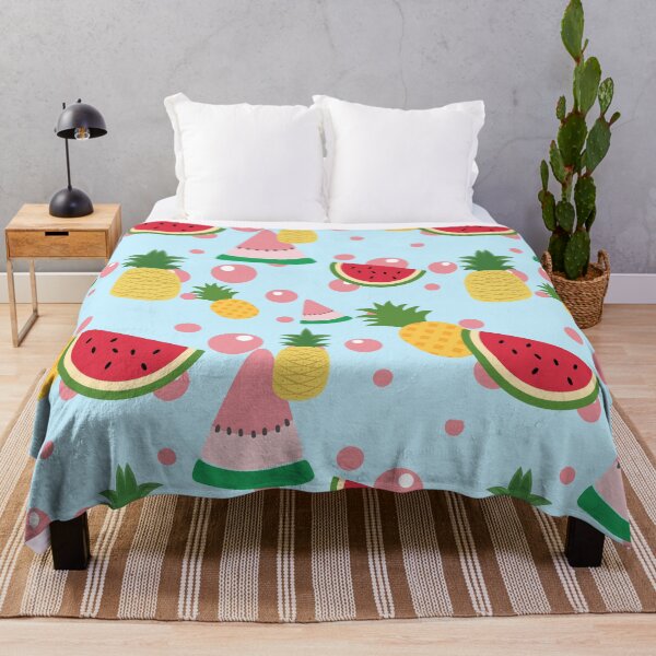 Item preview, Summer Watermelon and Pineapple Pattern designed and sold by autumnchu.