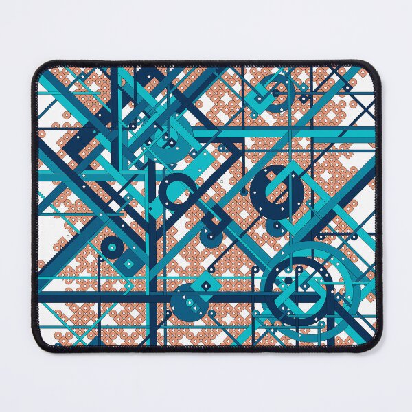 Item preview, Abstract geometric colorful vector pattern designed and sold by Familyshmot.