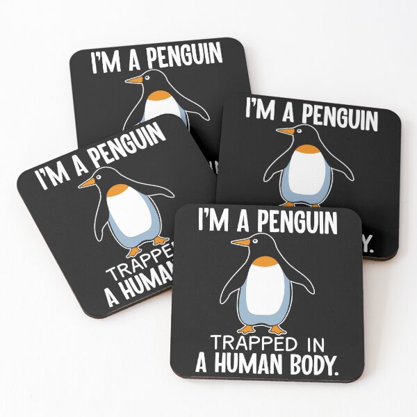 Item preview, I'm A Penguin Trapped In A Human Body designed and sold by SunsetGloww.