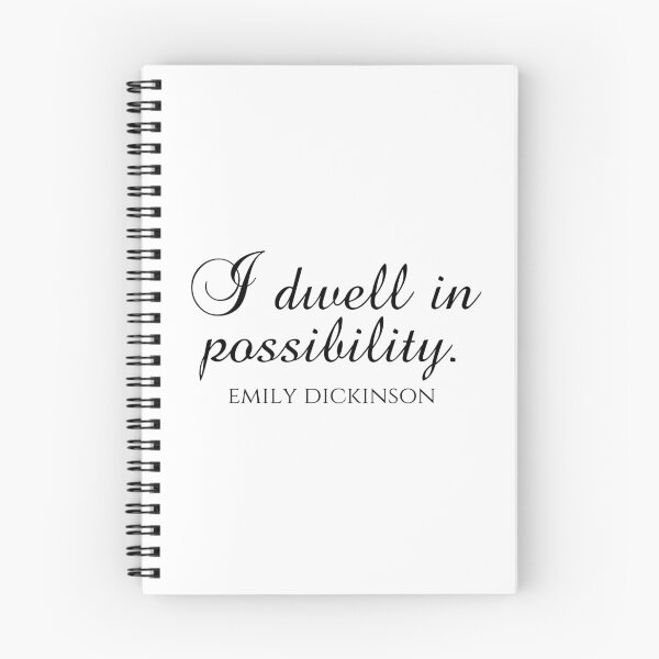 Item preview, I Dwell In Possibility - Emily Dickinson Quotes - Poetry designed and sold by PhiloJourney.