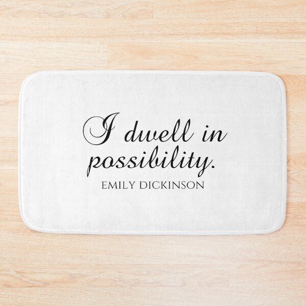 Item preview, I Dwell In Possibility - Emily Dickinson Quotes - Poetry designed and sold by PhiloJourney.