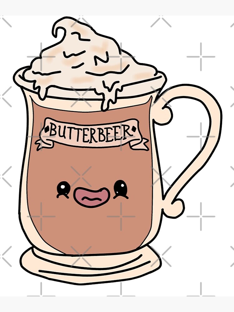 "Cute Butterbeer" Poster for Sale by HarryMagicPlace Redbubble