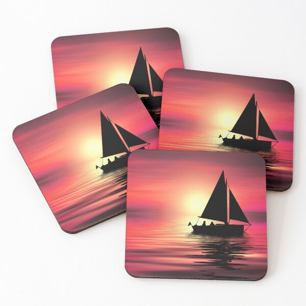 Item preview, Ship at sunset designed and sold by Zip-Zup.