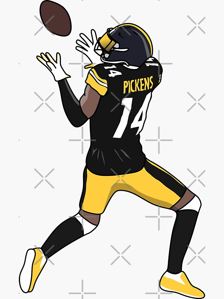 Steelers Football Pittsburgh number 14 Pickens - Steelers - Sticker