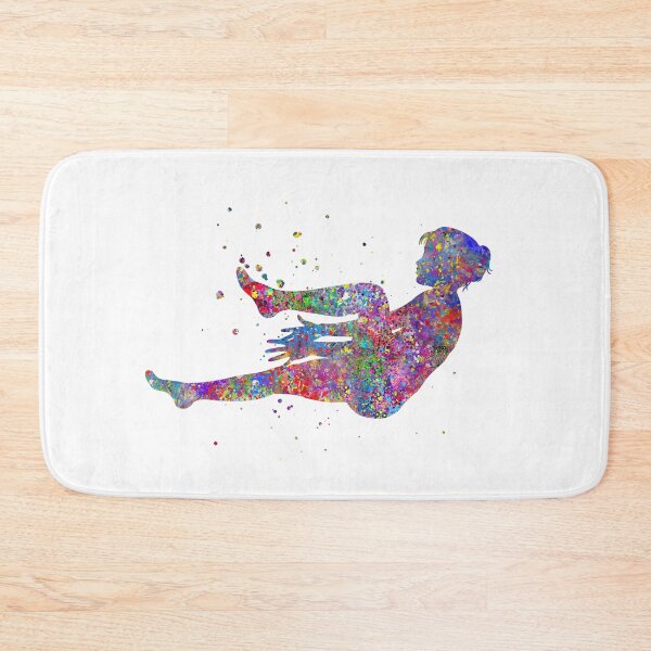 Item preview, Girl exercising  designed and sold by Rosaliartbook.
