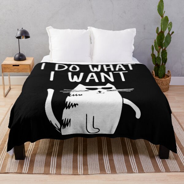 Item preview, Funny Cat - I Do What I Want designed and sold by SunsetGloww.