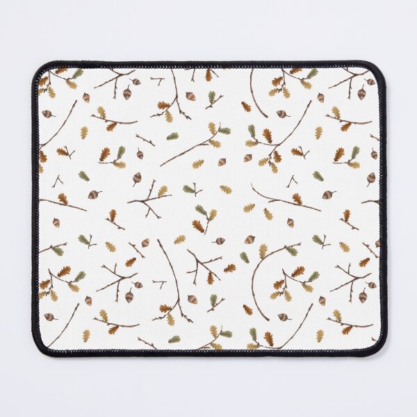 Item preview, Autumn pattern with acorns and oak branches designed and sold by Lonneke Grimbergen.