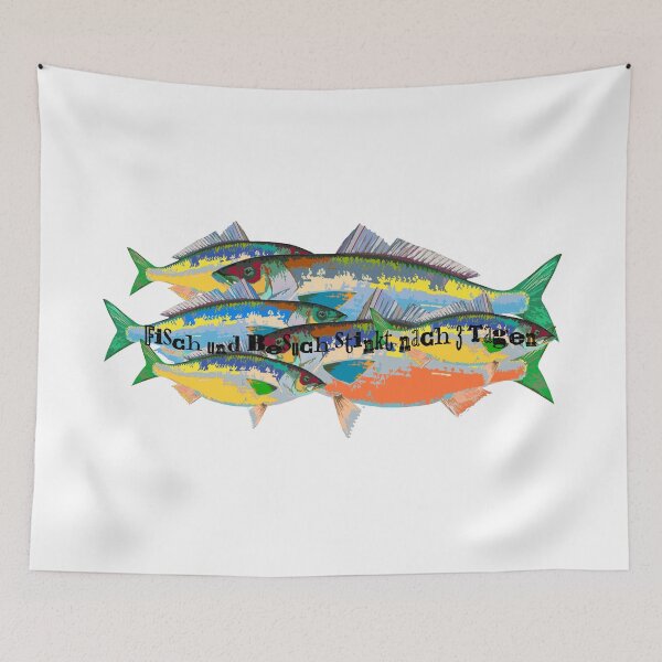 Item preview, Fish and visit stinks after 3 days designed and sold by Pioooh.