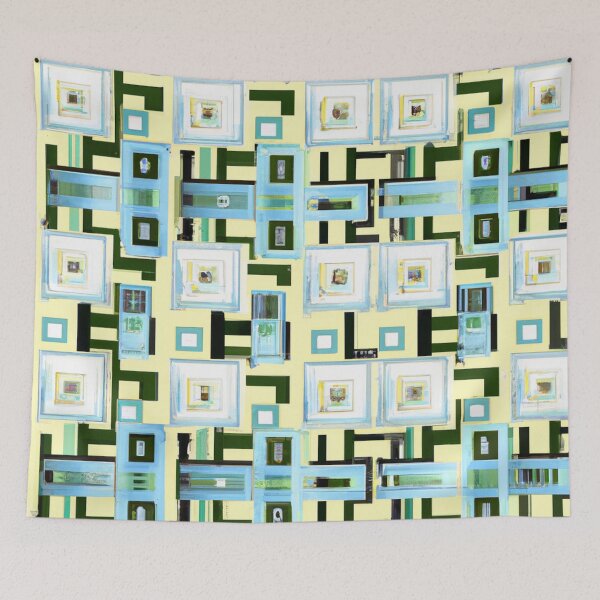 Item preview, Painted Hypercube Pattern designed and sold by Zestpond.