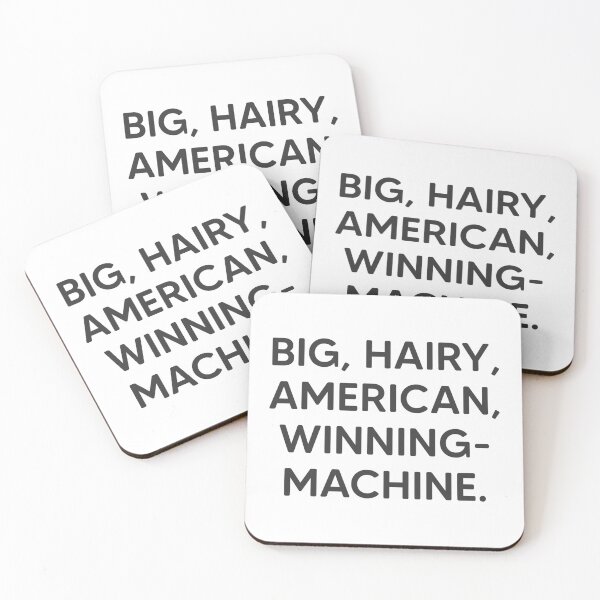 Item preview, Big Hairy American Winning-Machine designed and sold by mantrasupply.
