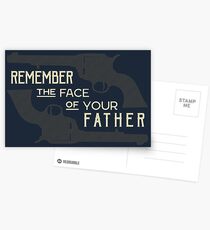 Remember the Face of Your Father Postcards