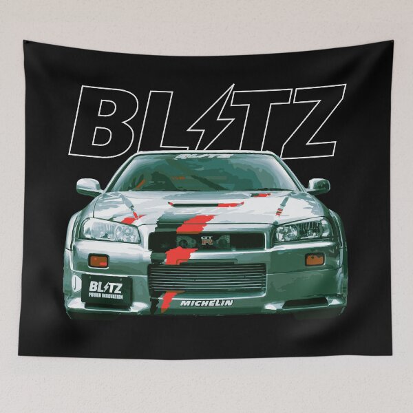 Item preview, jdm front blitz GT-R R34 V spec II N1 Skyline BNR34 KV2 Athlete Silver R348 Autobahn Project designed and sold by cowtownCOWBOY.