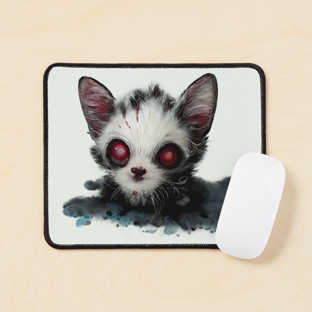 Zombie Kitten Poster by Bratak