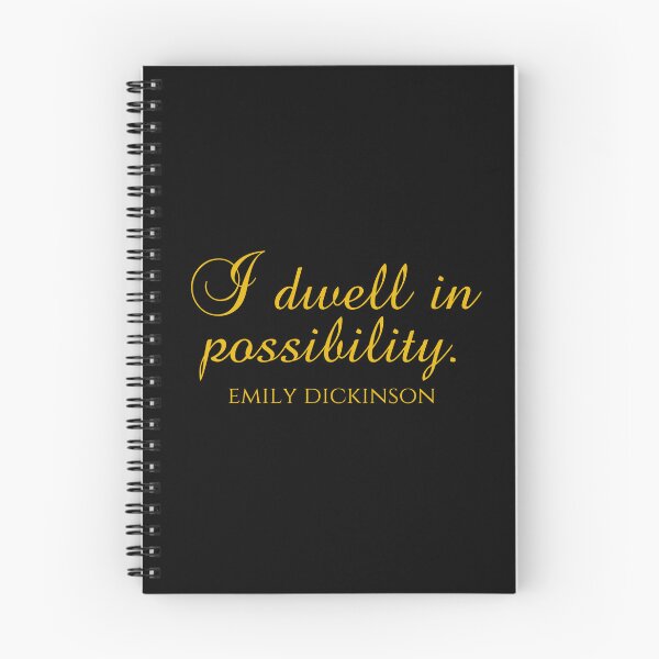 Item preview, I Dwell In Possibility - Emily Dickinson Quotes - Poems designed and sold by PhiloJourney.