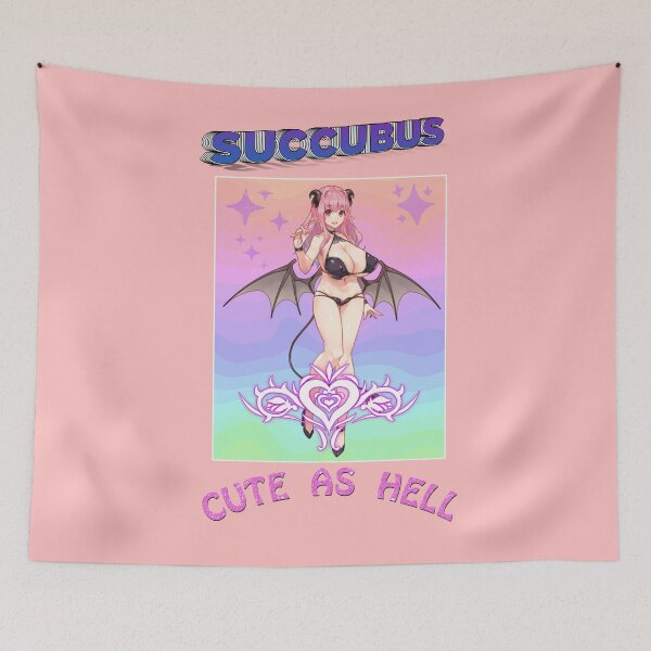 Item preview,  Cute As Hell | Succubus Pastel Gothic Grunge Poster Design  designed and sold by MakeitMelo.