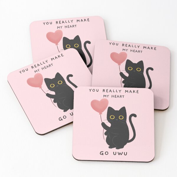 Item preview, You really make my heart go uwu designed and sold by KonichiwaCutie.